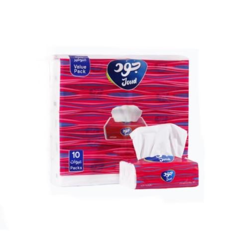 مناديل جود / ربطة ١٠ باكيت * ١٨٠ منديل مزدوج