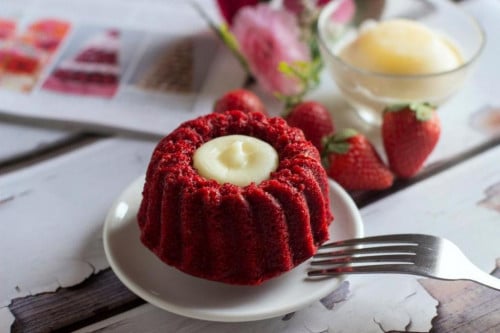 رد ڤيلڤيت مولتن كيك 12 قطعه