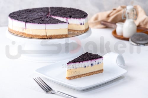 تشيز كيك توت مقطع 12 قطعه