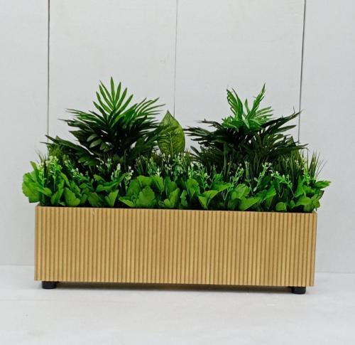 اشجار صناعية زينة مستطيل 80سم ارتفاع الشجره 70 سم