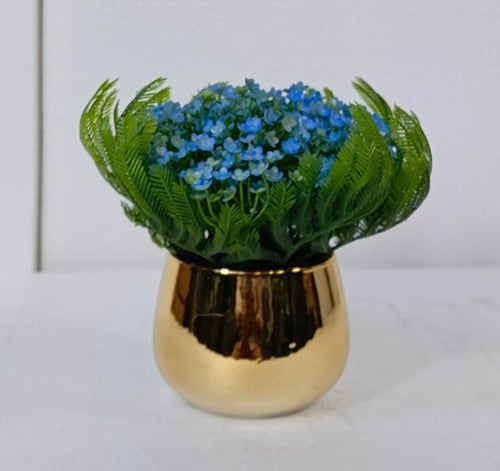 مركن سيراميك ورد ارتفاع 24 سم العرض 12 سم