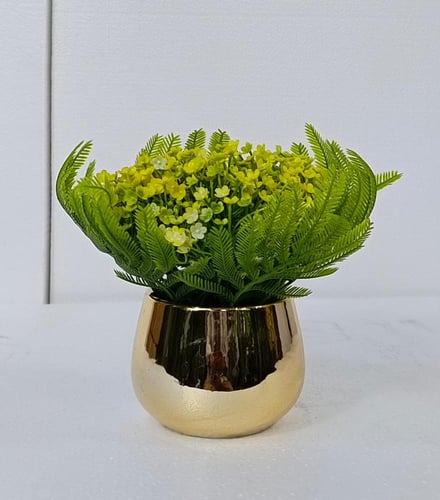 مركن سيراميك ورد ارتفاع 24 سم العرض 12 سم