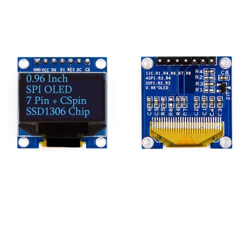 0.96" Inch Blue SPI OLED LCD Module + CSpin 7pin (...