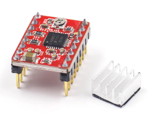 a4988 stepper motor driver red board with heatsink