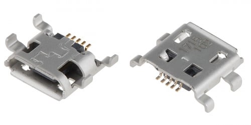 Micro USB 5pin B type Female 4Legs SMT SMD