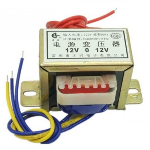 محوّل جهد | 220V to 12V center tapped Transformer