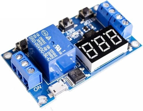 XY-J02 DC 6-30V input Time relay micro usb