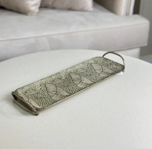 صينية تقديم معدن