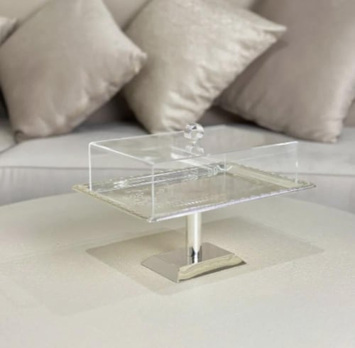 تقديمة بغطاء اكريلك