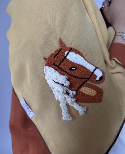 طرحه بوال متوفر بلون قمر الدين ، والاصفر الكموني ،...