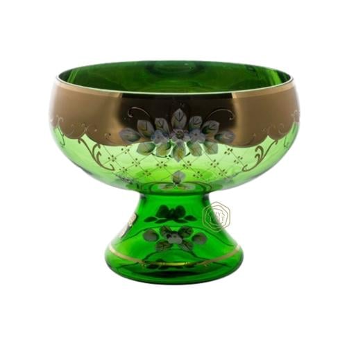 فازة “ إيجرمان Egerman “ لون أخضر مع قاعدة وتذهيب...