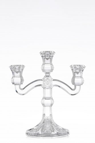 شمعدان فاخر من كريستال بوهيمي صناعة يدوية