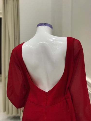 فستان سهره احمر