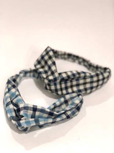 ربطة شعر بناتي كاروهات