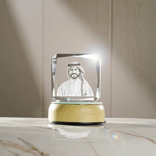 كريستال البرليان بحفر 3D