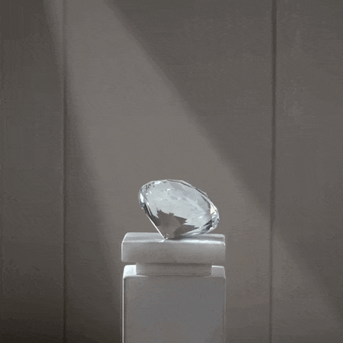 كريستال الفريدة بحفر 3D