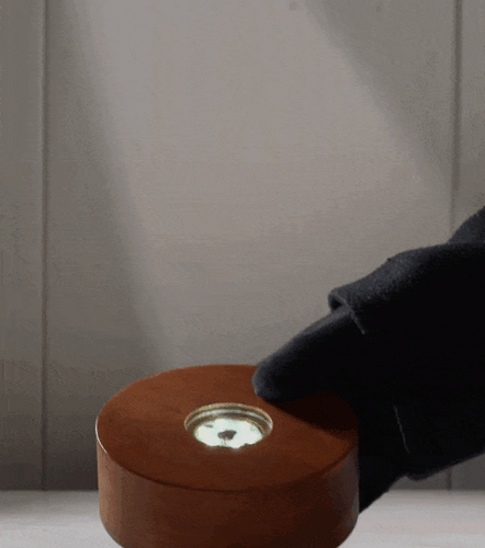 كريستال خاتم الفريدة بحفر 3D