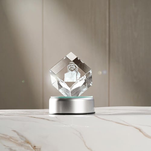 كريستال المعين بحفر 3D