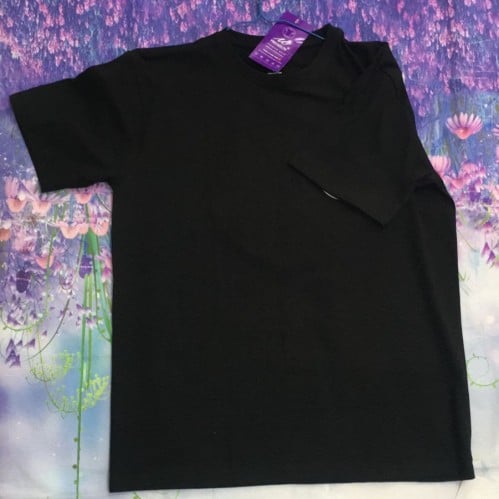 تشيرت رجالي اسود قطن