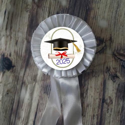 بروش شريطة لون ابيض مقاس 58 ملي