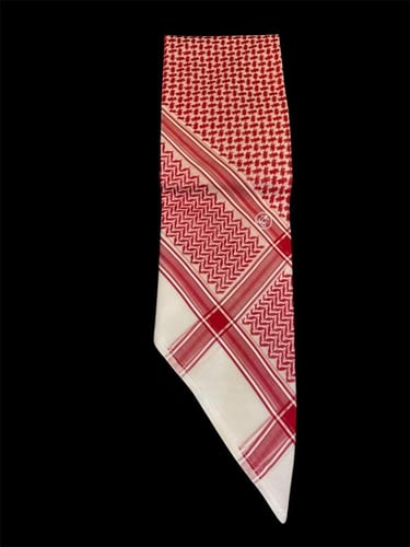 شماغ العطار الفرسان احمر 2025