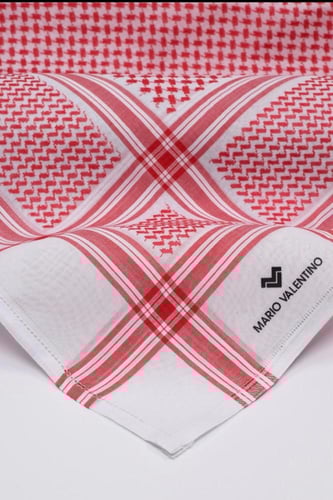 شماغ ماريو فالنتينو احمر مودرن 2026 Mario Valentin...