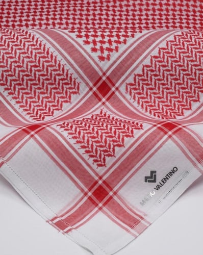 شماغ ماريو فالنتينو احمر كلاسيك 2026 Mario Valenti...