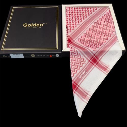 شماغ جولدن بلس احمر فاتح كلاسيك3 2026 Golden Plus