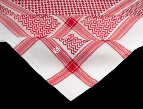 شماغ التاج الذهبي احمر 2025 -مصنع دسار