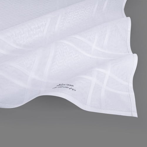 شماغ البسام جون لين ابيض John Lean