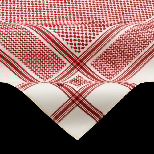 شماغ التاج الذهبي احمر بيج 2023 - مصنع دسار