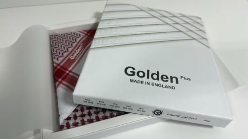 شماغ جولدن بلس احمر كلاسيك2 2025 Golden Plus