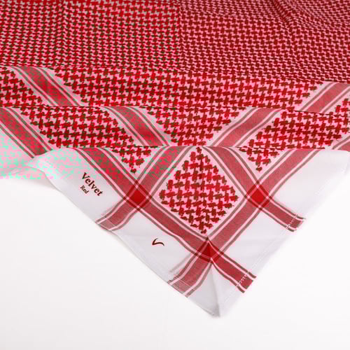 شماغ فلفيت ريد كلاسيك Velvet 2024 - فيلفيت فلفت