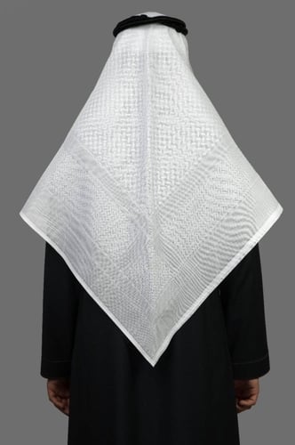 شماغ البسام البصمة البيضاء الشكل الجديد