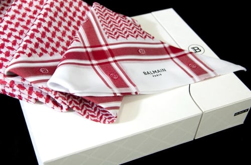 شماغ بالمان ليمتد ادشن مزخرف 2024 Balmain