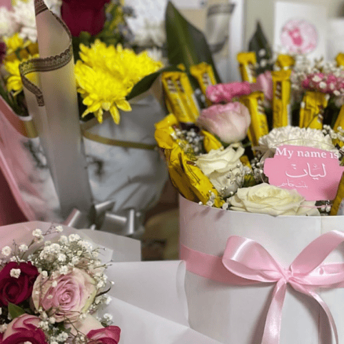 لوح اكرلك صغير بإسم طفلك او طفلتك مقاس