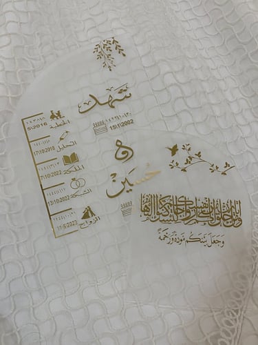 لوحين اكرلك مع قاعدة متصله