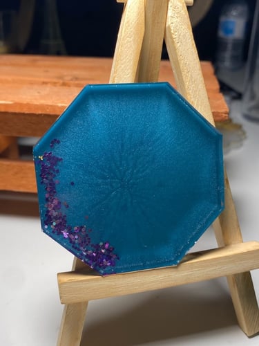 تعليقة سيارة ازرق مع قلتر بنفسج