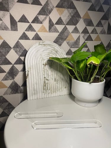 لوحين اكرلك نصف دائرة