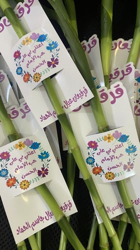 كروت طباعه لساق البامبو