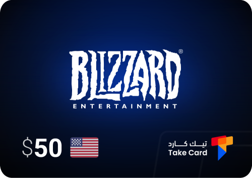 بليزارد 50$ للحسابات الامريكية