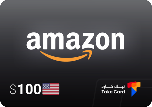 بطاقة امازون أمريكي 100 دولار
