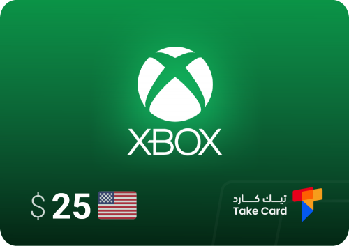 اكس بوكس 25$ امريكي