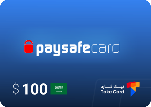 بطاقة باي سيف كارد 100 دولار سعودي - Paysafe Card