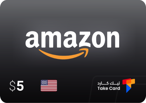 بطاقة امازون أمريكي 5 دولار