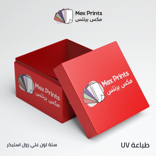 طباعة UV عدد 500 ملصق للعلب