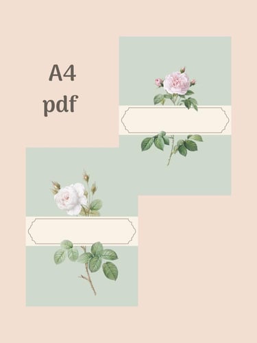 فواصل وخلفيات للملفات A4