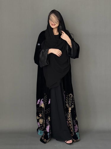 عباية القدية الشتوية مخمل