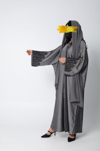 عباية حرير مغسول