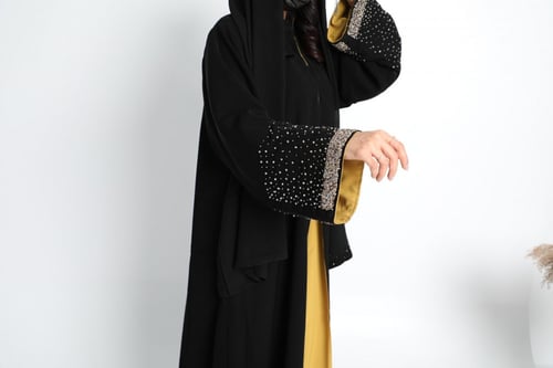 كريب ملكي مبطن أصفر